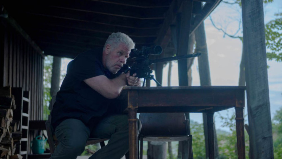 Ron Perlman hones his mad sniping skills as the hitman-for-hire Asher in "Asher." (Photo courtesy IMDb.com)