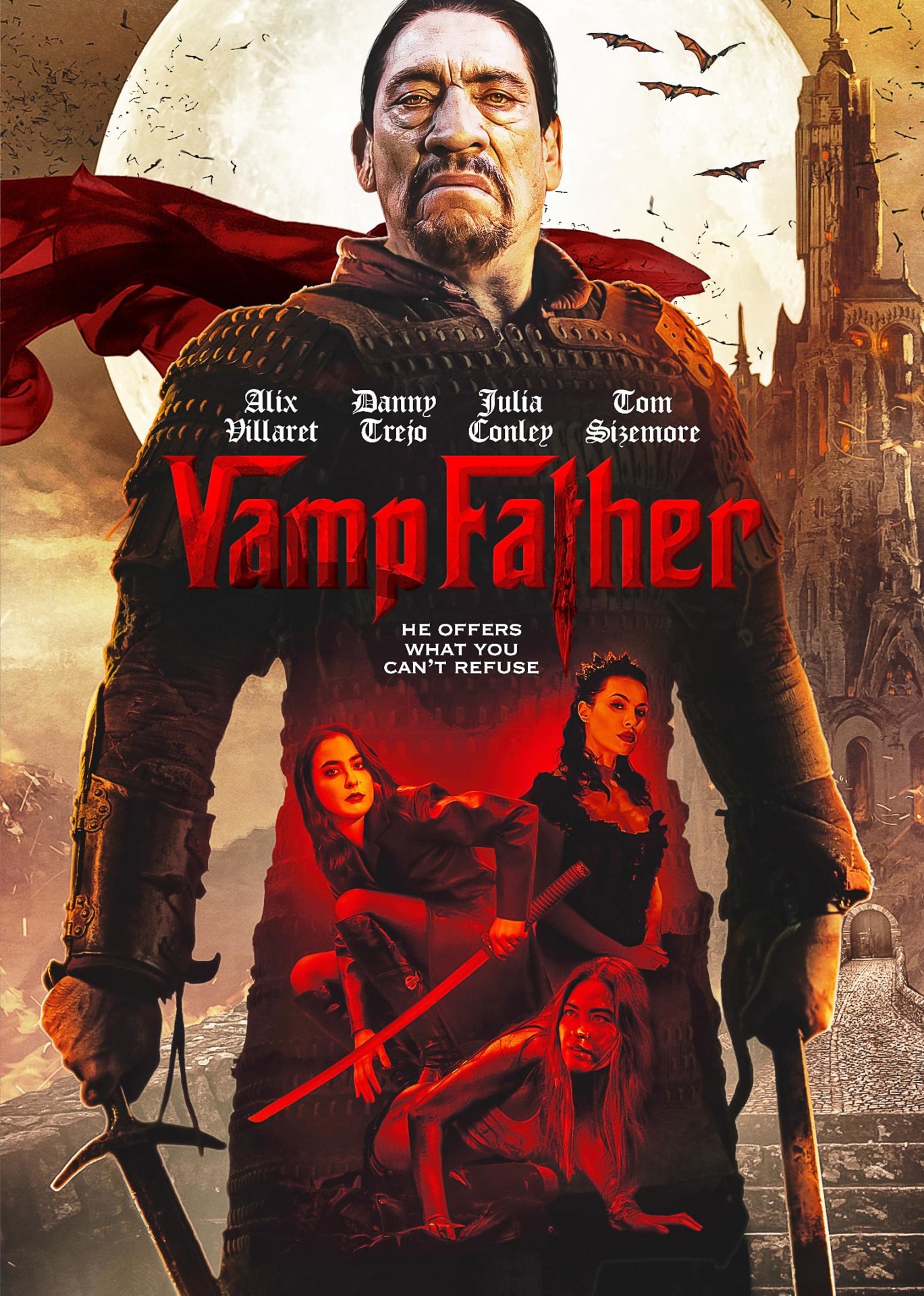 Poster for "Vampfather" from 2022, starring Danny Trejo.